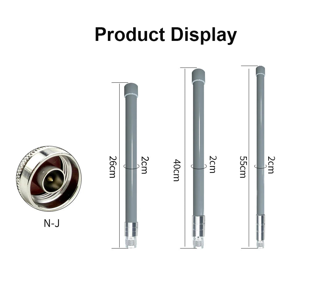 Meshtastic LoRa 915MHz Antenna 923MHz IoT Helium Hotspot Meshcore Aerial Outdoor N Male Fiberglass Sending Receiving Antennas