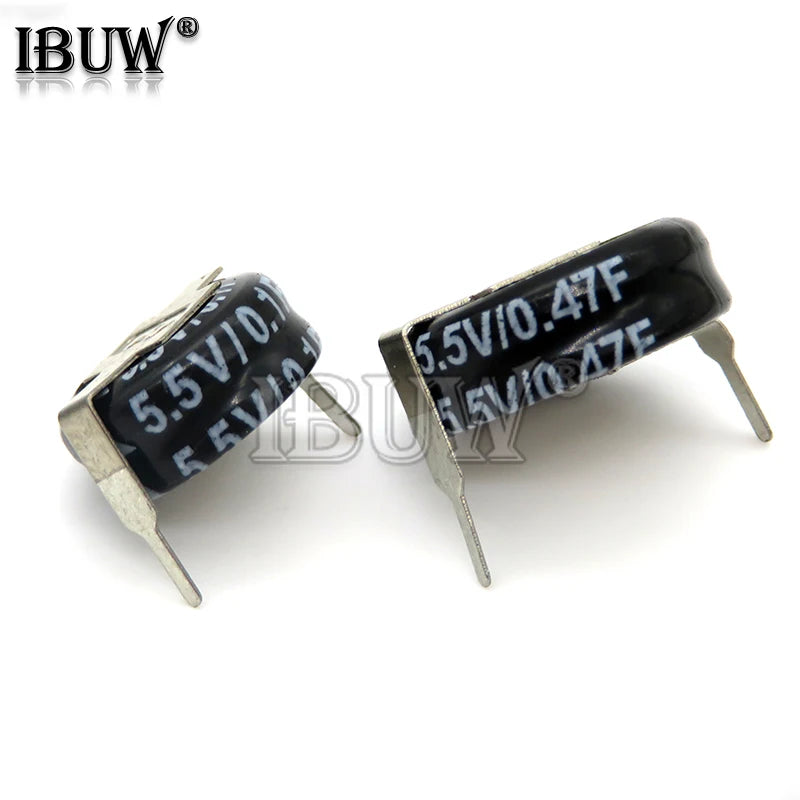 1PCS/lot H type 5.5V Super capacitor 0.1F 0.22F 0.33F 0.47F 1F 1.5F 4.0F Button Farad capacitor