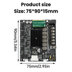 DC 12-24V MT21S Lead Version Ktv Microphone And Audio All-In-One Machine 2.1 Channel Bluetooth Amplifier Board 50W+50W+100W