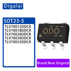 100%New original 10pcs TLV70033DDCR TLV70012 TLV70030 TLV70018 TLV70028 SOT23-5 Voltage regulator LDO chip
