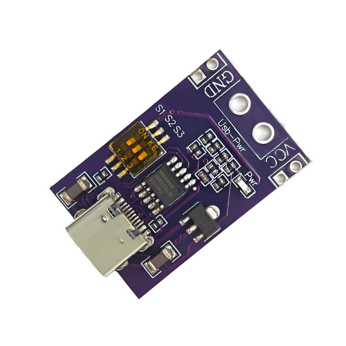USB-C PD Trigger Decoy Module QC AFC Fast Charge 5V 9V 12V 15V 20V Fixed Voltage Board for DIY Electronics Solar Power Module
