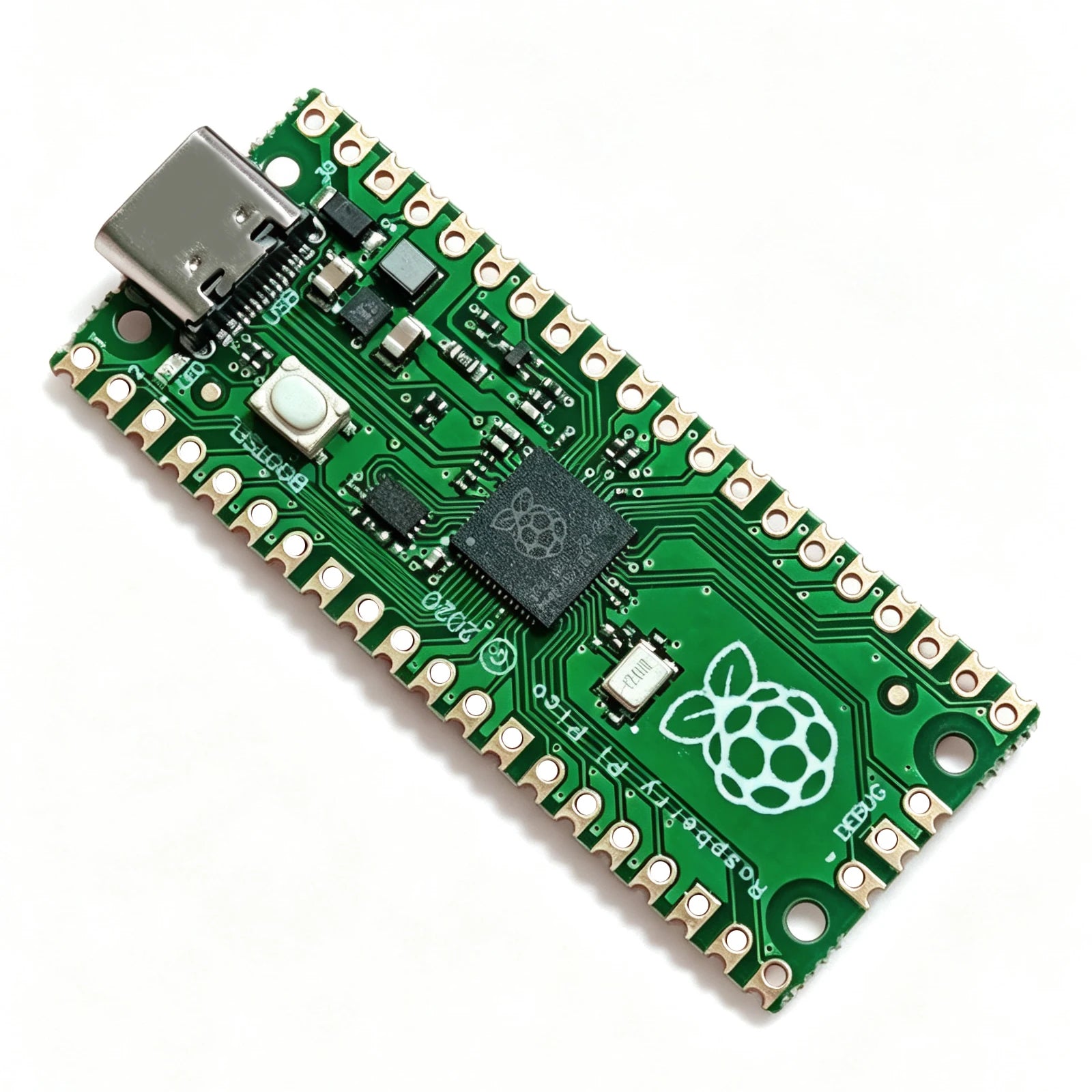 Raspberry Pi Pico W RP2040 Dual-Core ARM Cortex-M0+ Microcontroller 264KB WiFi Type-C Micro USB Board MicroPython IoT