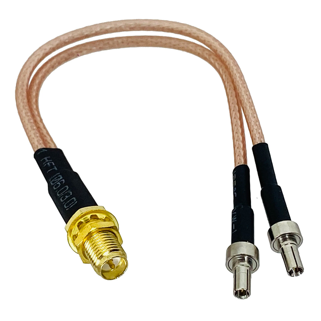 RG316 SMA RP SMA Female Bulkhead to CRC9 TS9 Male Plug Straight & Right Angle Connector RF Jumper pigtail Cable 4inch~10FT