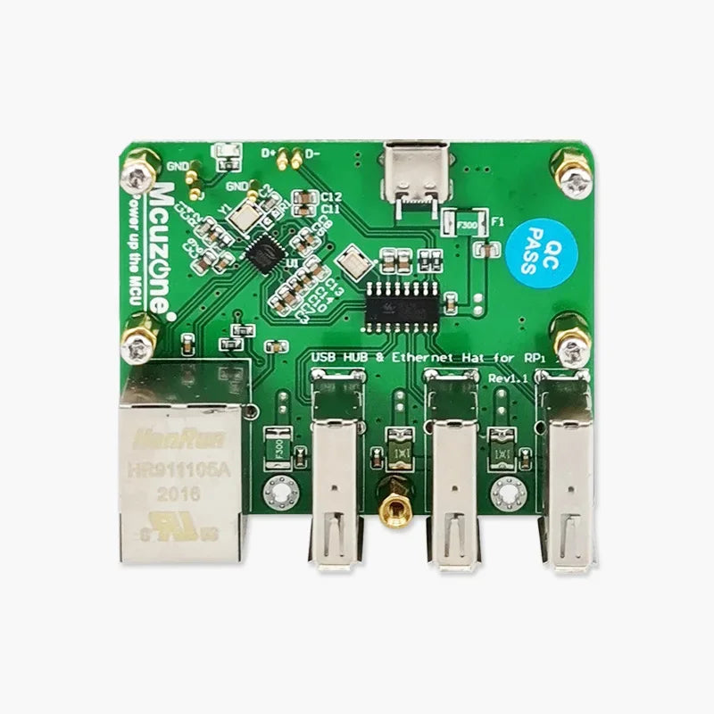 Raspberry Pi Zero W/ WH Expansion Board Ethernet USB Interface 4G Communication Module Metal Shell