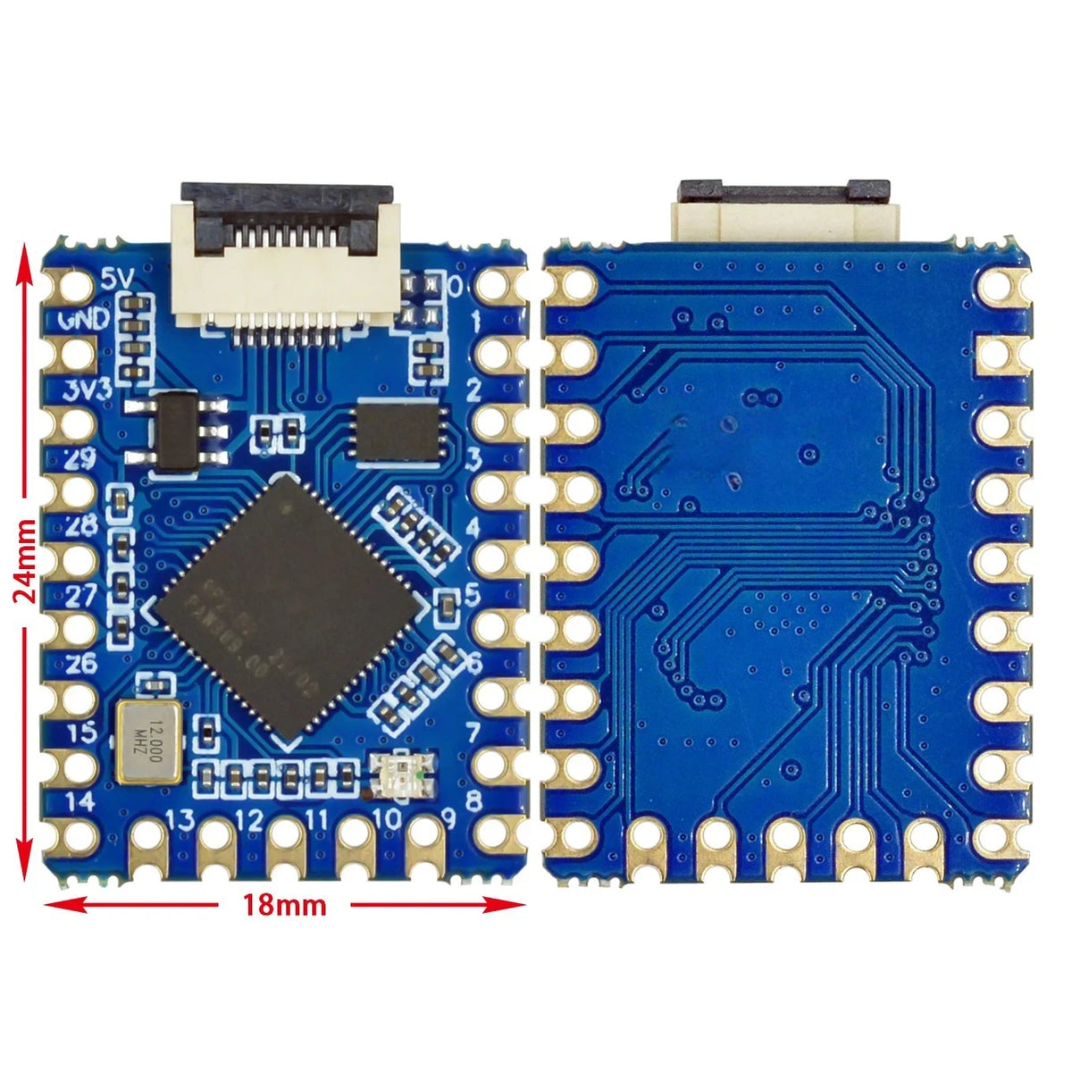 RP2040-Tiny Development Board Module RP2040 ZERO Raspberry Pi PICO USB Type C Interface 264KB SRAM 2MB Flash C/C++ For Arduino