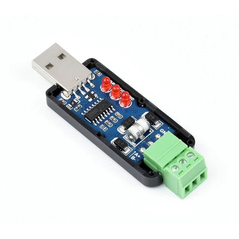 Waveshare USB to RS485 Serial Converter RS485 Communication Module 300-921600Bps Built-in ESD Protection Circuit