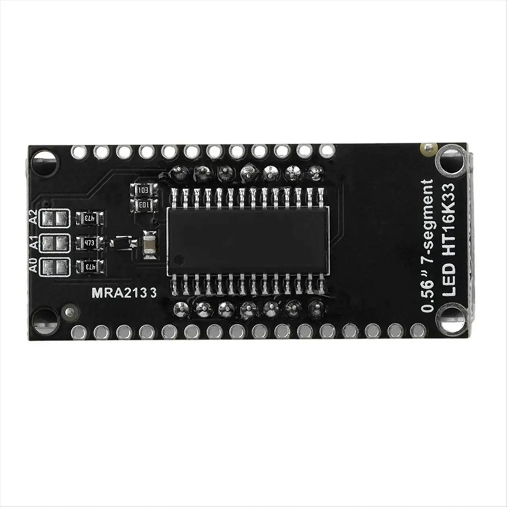 AC57-HT16K33 LED Display Module 4 Digit 7 Segment 0.56 Inch Time Clock Indicator Tube Module