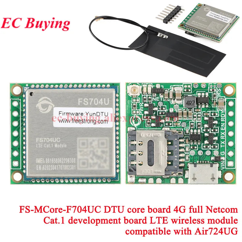 A7670C 4G CAT.1 Core Development Board Module Full Netcom LTE+GSM STM32 FS-MCore-A7670C FS-HCore-A7670C FS800E F704UC A724UG