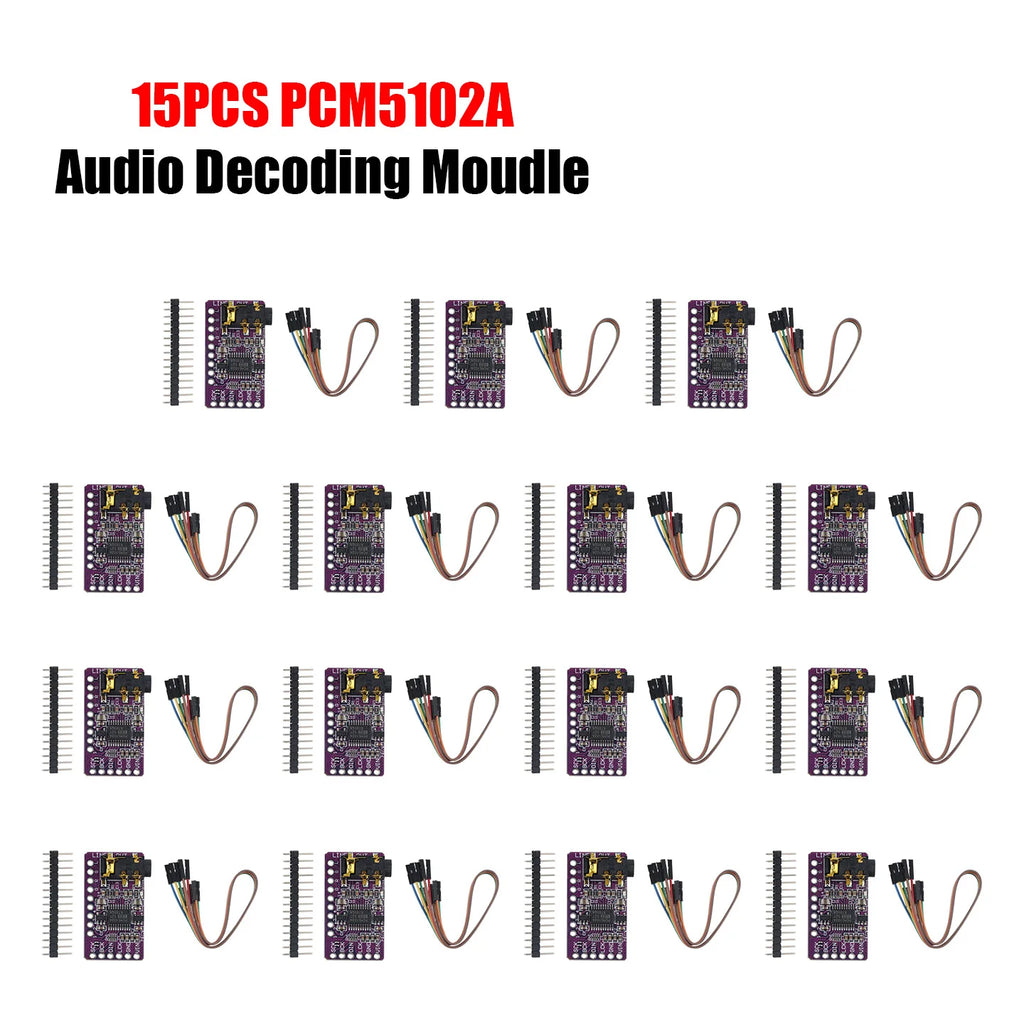 1-20PCS Interface I2S PCM5102A DAC Decoder GY-PCM5102 I2S Player Module For Raspberry Pi pHAT Format Board Digital Audio Board
