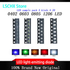 1Reel 3000pcs 0805 SMD LED diodes light yellow red green blue White Hot sale