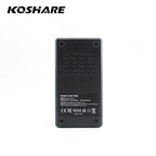 KOSHARE 2 Slot LED Display Battery Charger Type-C Input For 26650/21700/18650/18500/16340/14500 Lithium Rechargeable Batteries