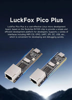 Luckfox Pico Plus,RV1103 Linux Micro Development Board,Integrates ARM Cortex-A7/RISC-V MCU/NPU/ISP Processors,With Ethernet Port