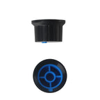 5PCS 24x15mm Potentiometer Knob Cap Blue Flower-axis Volume Control Knobs for Encoder Diy Kit