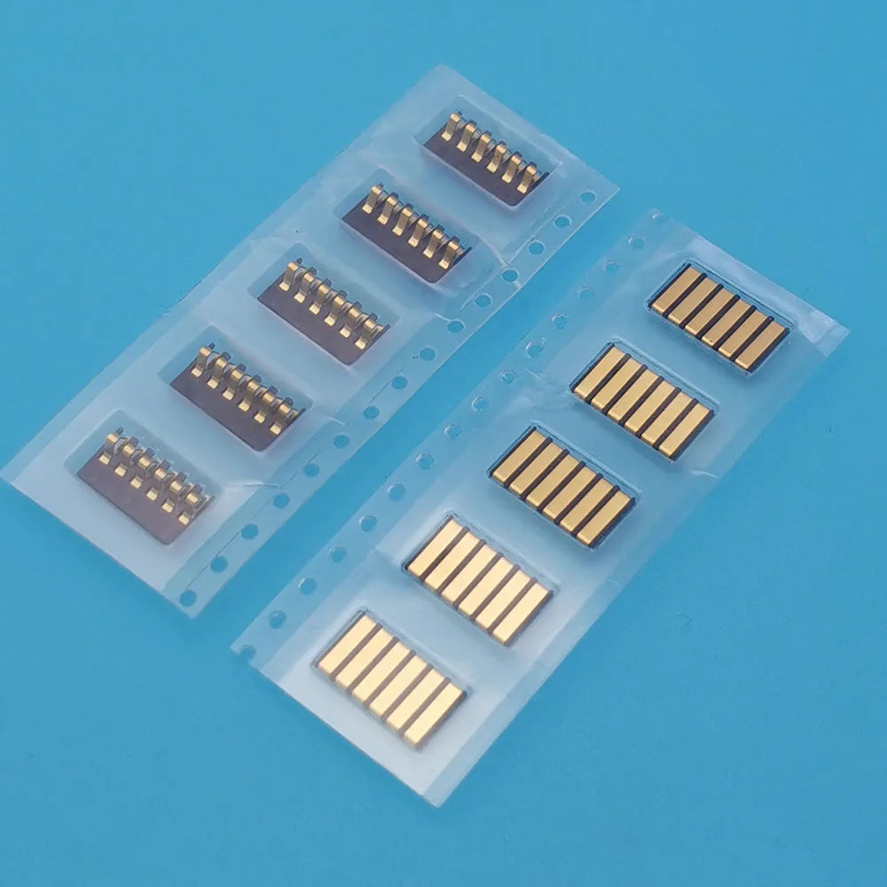 5 Pairs Male Female Battery Holder Contacts 2.0 mm Pitch 2 3 4 5 6 7 8 Pin Connector Battery Power Contact Tab Conductive Tab