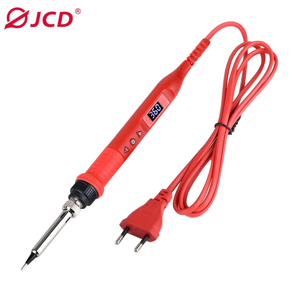 JCD 908U 80W Soldering iron Set kit LCD display Adjustable temperature portable Soldering iron 220V/110V Welding Repair Tools