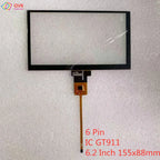 QVK 6.2/7/8/9 Inch GT911 Capacitive Universal Digitizer For Car DVD GPS Navigation Multimedia Touchscreen Panel JR-005-GT911