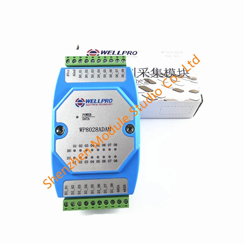 Digital input and output module isolated 8DI/8DO RS485 MODBUS RTU WP8028ADAM NPN