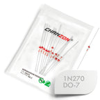1N270 DO-7 Power Germanium Rectifier Diode 40mA 100V Axial Glass GE Diodes for TV FM AM Radio Detection