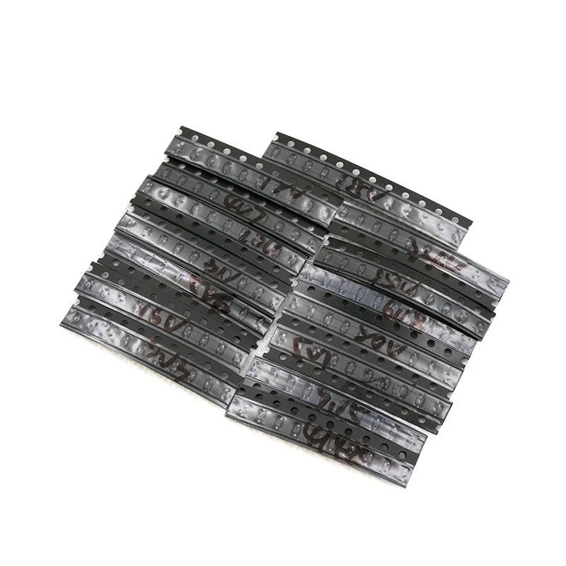SOD-323 Zener Diode Kit 150Pcs 15 Values x 10Pcs SMD Voltage Regulator Assortment for DIY Electronics