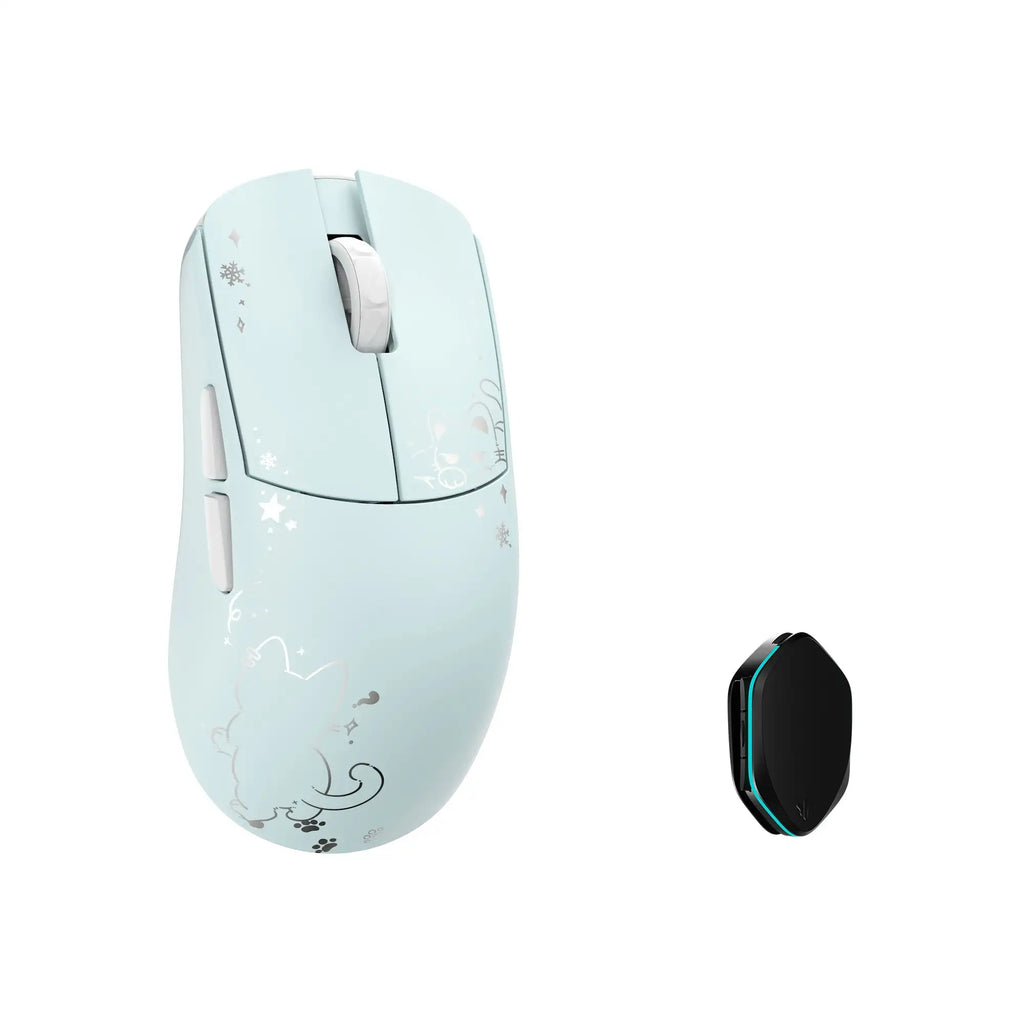 WLMOUSE YING 47g Magnesium Alloy Gaming Mouse PAW3950HS Sensor 8K Wireless Omron Optical Switch Ultra Lightweight FPS Mouse