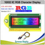 Grove 162 16X2 1602 3.3-5V Serial IIC I2C FSTN Positive Negative Character LCD Module Display Screen LCM Panel w/ RGB Backlight