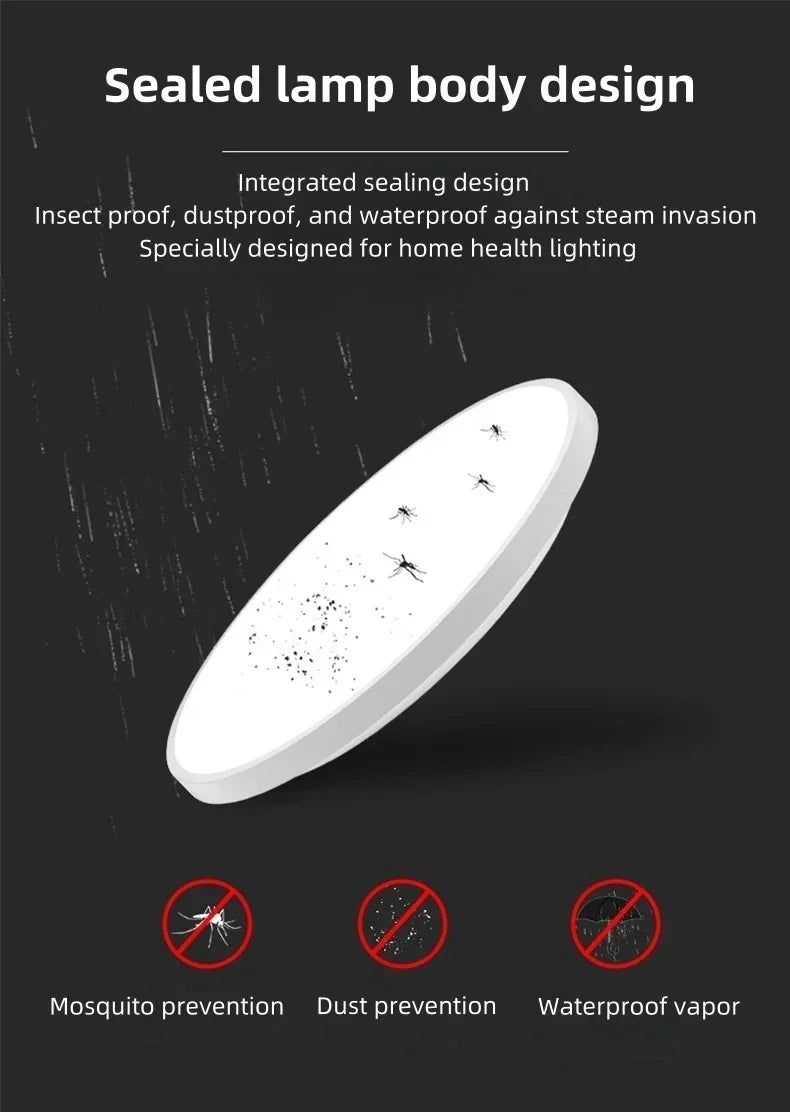 TUYA Intelligent LED Ceiling Light RGB Remote Dimming WiFi Bluetooth Decorative Light Living Room Bedroom Indoor Home Light