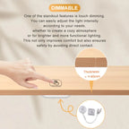 12V/24V 60W Touch Switch, Suitable for Concealed Installation in Furniture with a Thickness of 0-40mm, LED Touch Dimming Sensor.