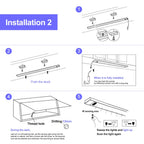 12V WIFI Bluetooth LED Kitchen Light Bar 30CM 40CM 50CM Timing Night Lamp For Cabinet Wardrobe Tuya Work with Alexa Google Home