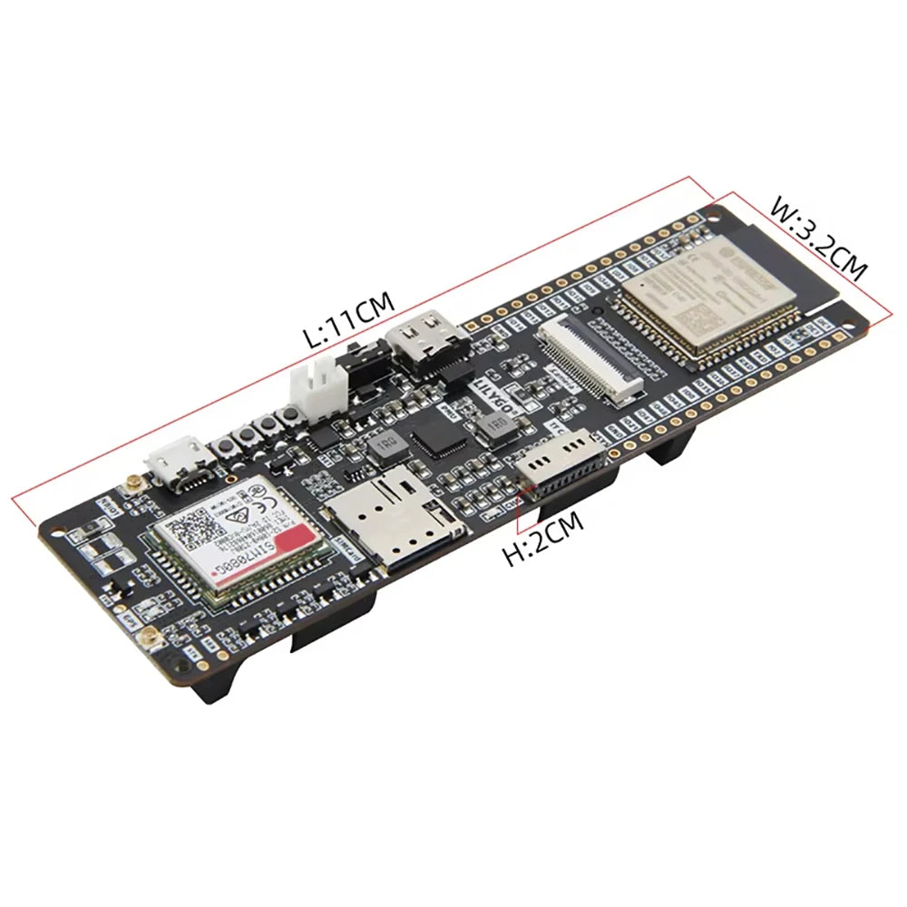 SIM7080G Multi-Band CAT-M NB-IoT Dual Mode Module ESP32-S3 TF Card PMU Development Board With GPS LTE Antenna