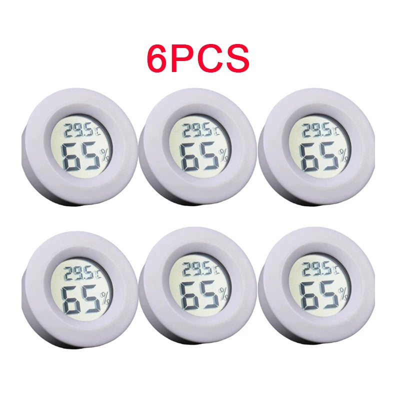4PCS LCD Digital Thermometer Hygrometer Indoor Room Electronic Temperature Humidity Meter Sensor Gauge Weather Station Home ﻿