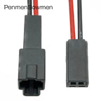 1 Set 2 Pin Car Door Side Light Electrical Connector Female Male Wire Harness Plug for 4B0971832 4E0972575 1-1534113-1 1534155-1