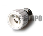 2pc E27 to GU10 Adapter E26 to Gu10 LED Spotlight Lamp Base Converter Ceramic High Temp Resist Gu10 Halogen Light Socket Adapter