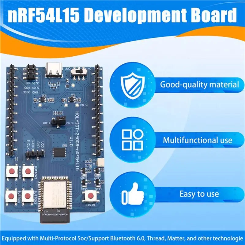 AED6-NRF54L15 Development Board With Low Power Consumption Bluetooth 6.0 Modules Wireless Ble Module For Smart Home