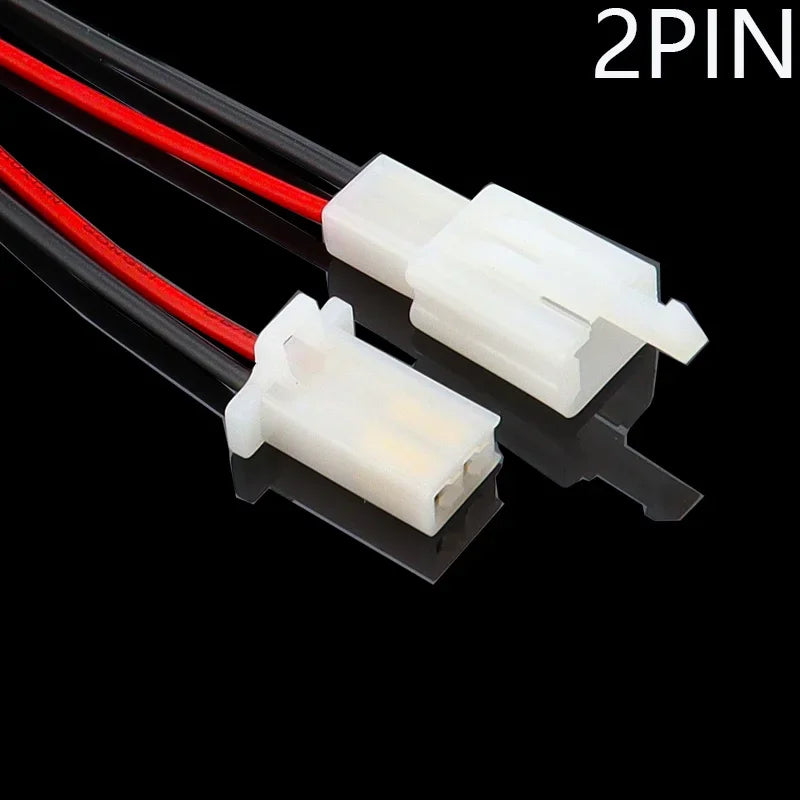 5pairs 2.8mm Automotive Controller Handle Motor Wire Connector 2/3/4/6/9P 15cm 0.75mm2 18AWG Automobile Male Female Plug Cable