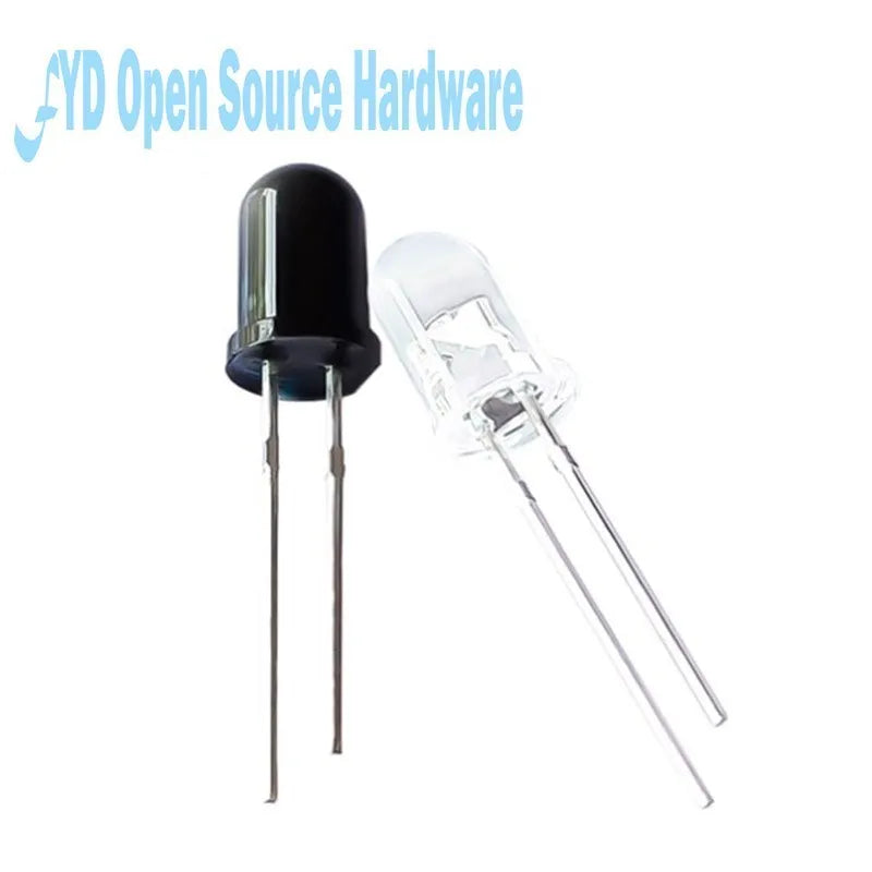 10-1000PCS/Pairs 5MM 940nm LEDs Infrared Emitter And IR Receiver Diode Diodes