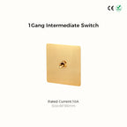 Avoir Gold Rocker Toggle Switch Brass Lever Switch Home Accessories Cat6 Type C EU Sockets And Switches 220V Push Button 86 Type