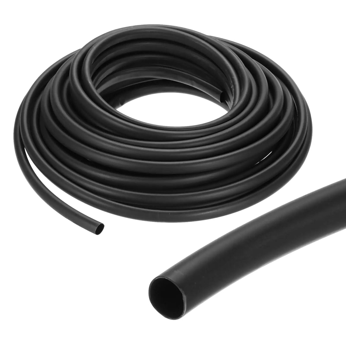 A Roll Black 3:1 Ratio Heat Shrink Tubing Φ1.6mm to Φ30m Dual Wall Adhesive Lined Shrinkable Wire Wrap Tube Waterproof Sleeves