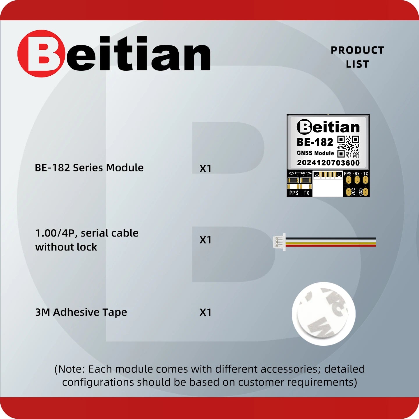 Beitian BE Series BE-180 - BE-882 GNSS Module Ublox M10 TTL Built-in IST8310 Compass BDS GPS GALILEO FPV UAV Flight Control
