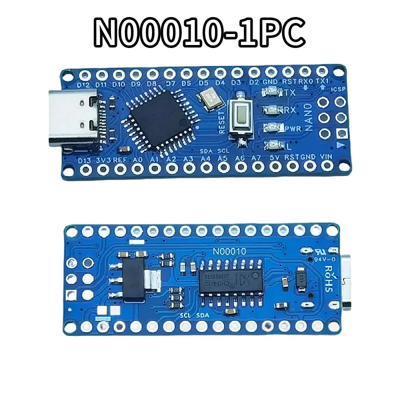 High-Quality Nano 3.0 Development Board  (Compatible Arduino Nano 3.0) TYPE-C Nano Board CH340C ATMEGA328PB Chip  N00010