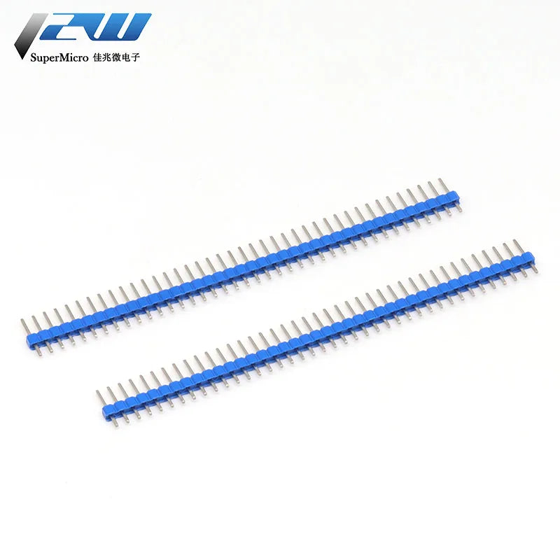 10PCS 1X40Pin Breakable Pin Header 2.54mm Single Row Male Header Connector PCB Pin Strip for Arduino Yellow/Green/White/Black