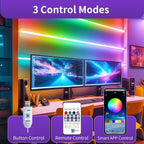 Bluetooth RGB Neon LED Strip 1-10m DC5V USB IP65 Waterproof Flexible Tape with App/Remote Control Music Sync for Home Decor