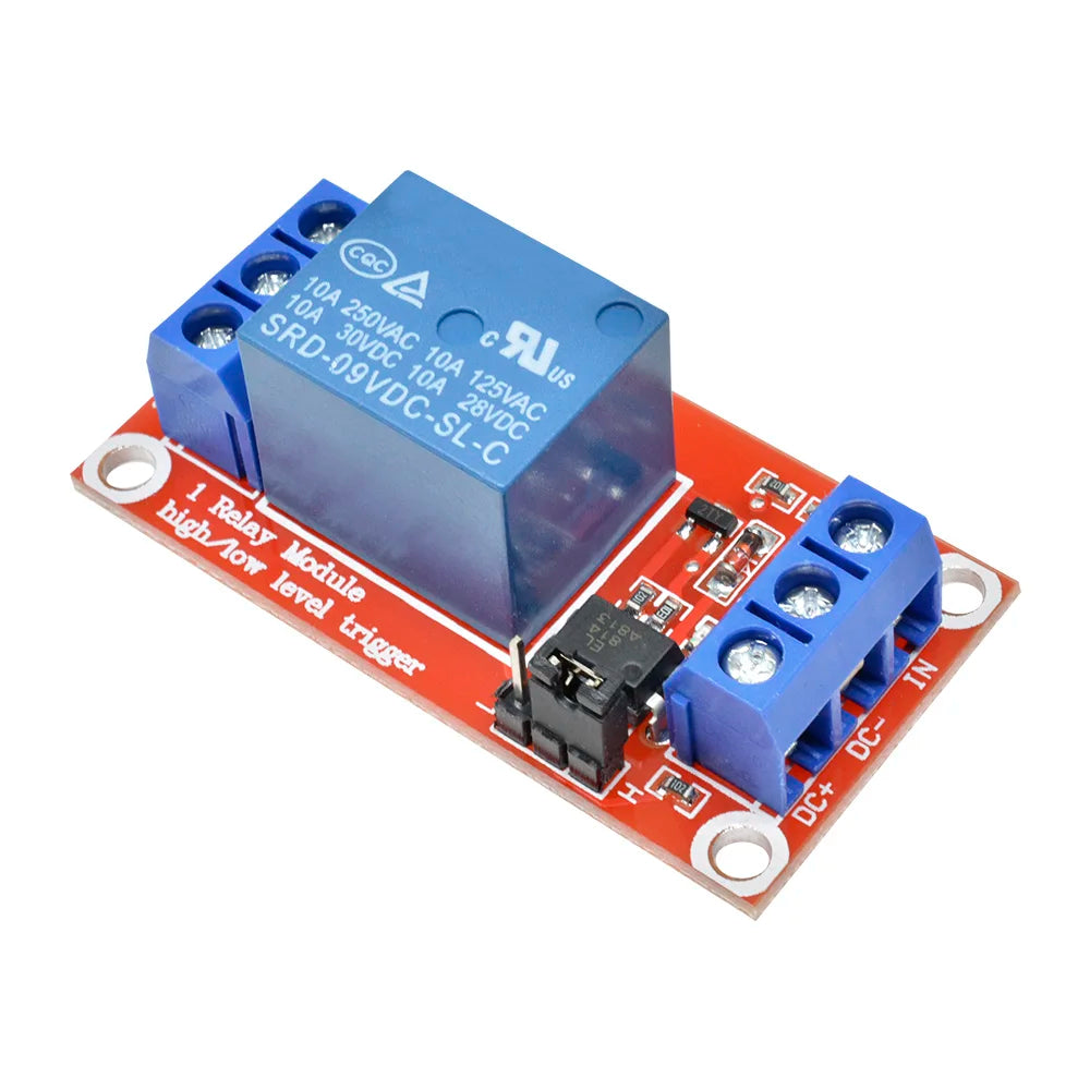 DC5/9/12/24V Single Channel Relay Module Smart Switch  With Optocoupler Shield High/Low Level Trigger Power Module for Arduino