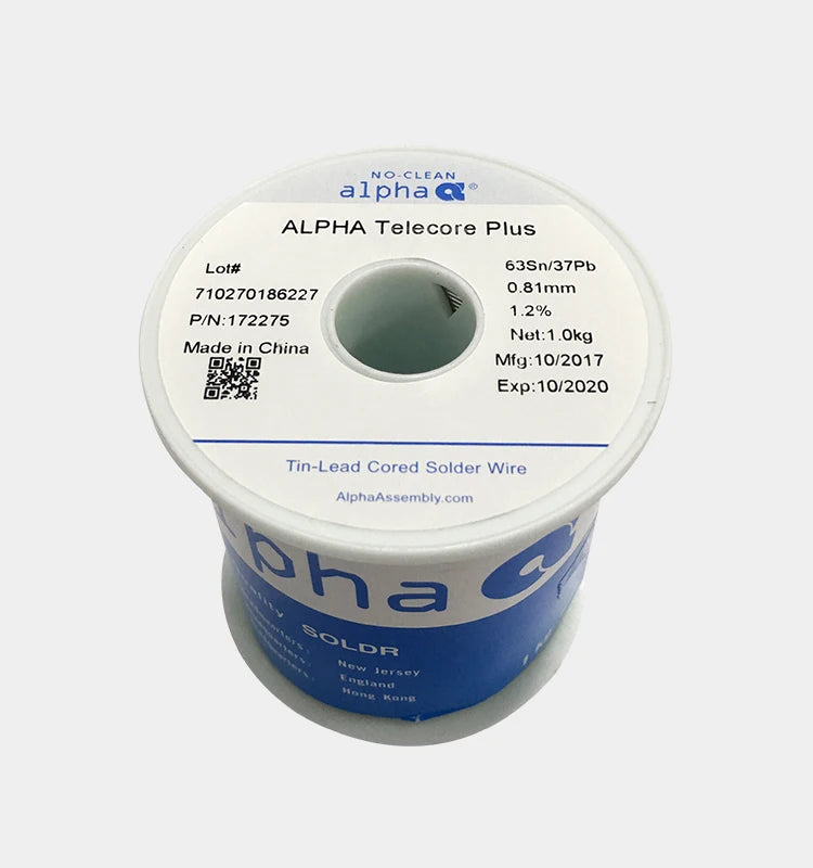 ALPHA Solder Wire Original 63/37 0.51-0.64-0.81-1.02mm