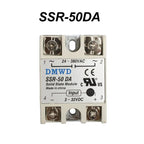 Industrial Solid State Relay SSR DA with Protective Flag SSR-40DA DC control AC Heat sink SSR-10DA SSR-15DA SSR-25DA
