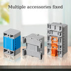 Wire Electrical Cable Connectors PTFIX 2.5mm² Terminal Block Plug-in Splitter Spliceable DIN-Rail Junction Box Connection Tools