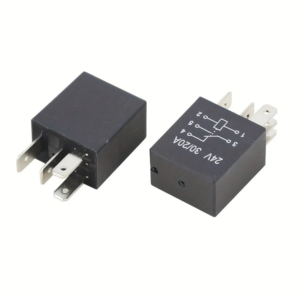 Automobile High Beam Lamp and Low Beam Lamp 12V/30A Air Conditioning Safety Box Pump Refitted Car Relay