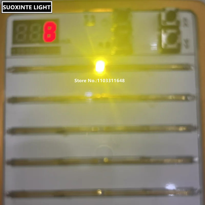 Highlight 0603 0805 1206 2835 SMD LED, Lemon-yellow, 3V Light Emitting Diode Lamp Beads