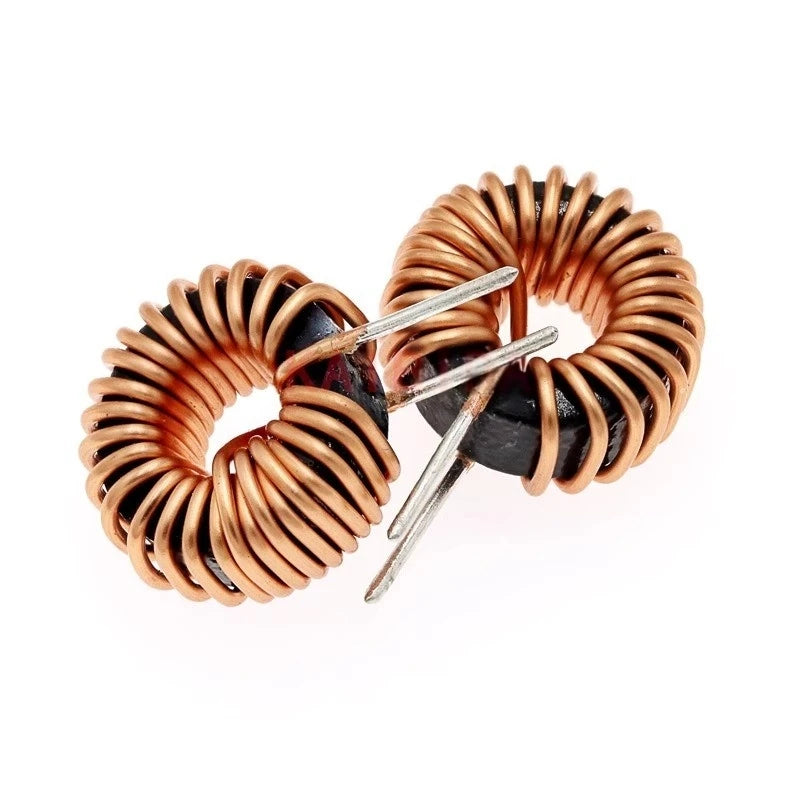 5pcs Ferrosilicon Aluminum Magnetic Ring Inductor 50125-33uh47uh100uh In-line Ring High Current Energy Storage Inductor Coil