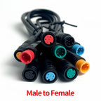 4Pcs M8 IP67 Waterproof Sensor Cable Connector 2 3 4 5 6 Pin Male Female Plug Socket 20cm Wire Extension Kit Industrial