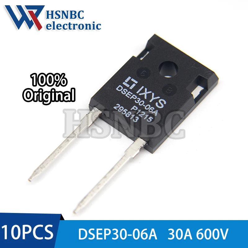 10PCS DSEP30-06 DSEP30-06A TO-247 30A 600V High Performance Fast Recovery Diode 100% New Original